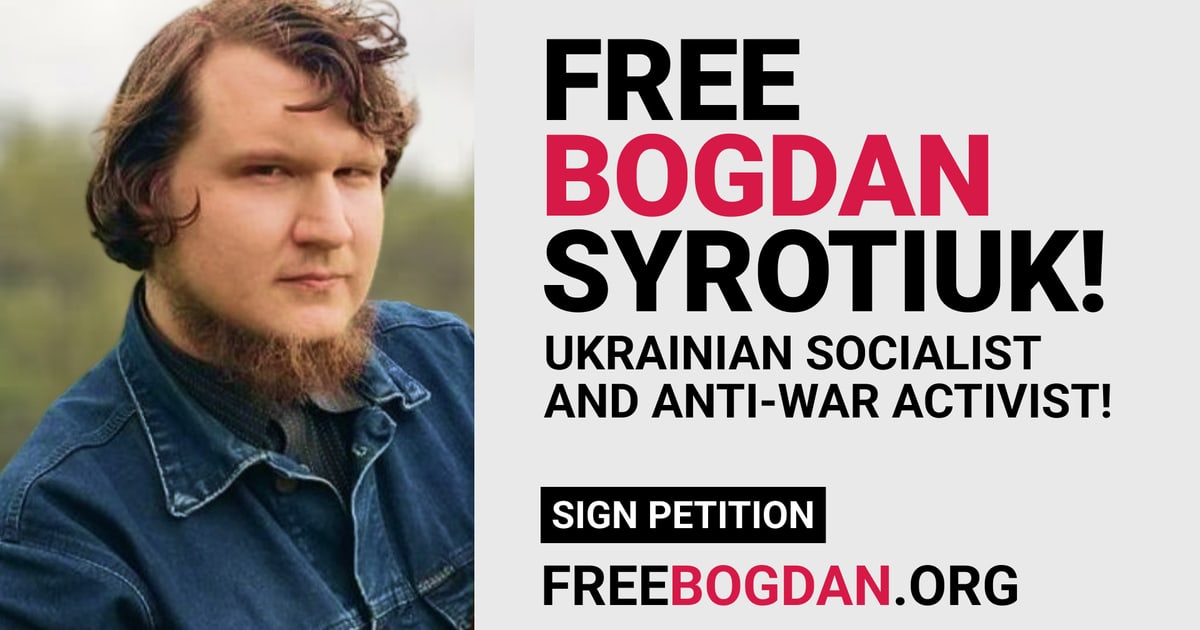 Free Bogdan Syrotiuk
